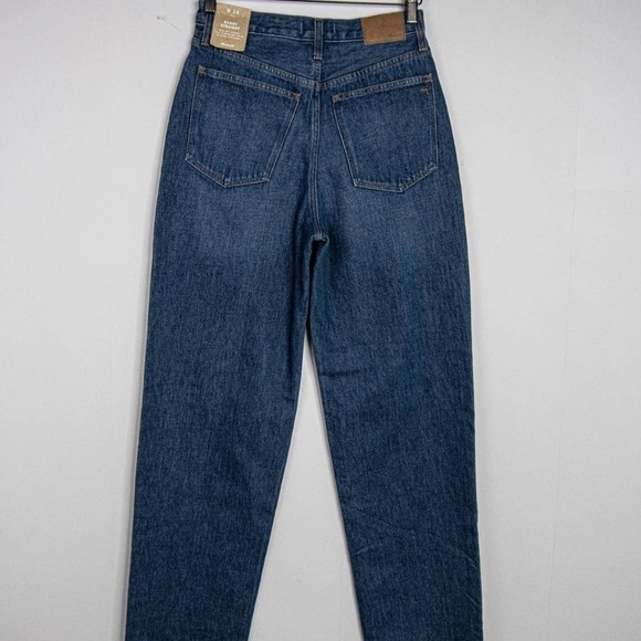 💥NWOT💥Madewell Baggy Straight Jeans in Dark Worn Indigo - Picture 8 of 8